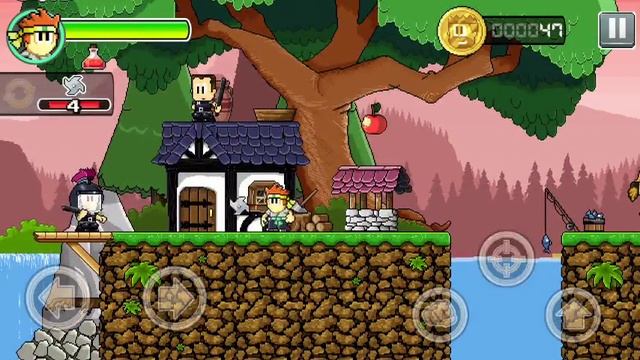 Dan the Man: Action Platformer (by Halfbrick Studios) - platformer for Android and iOS - gameplay. смотреть онлайн