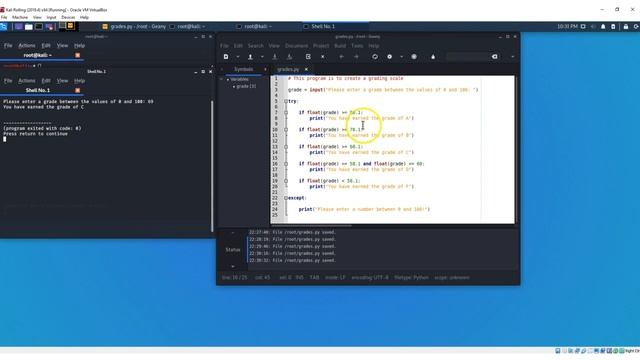 Python: Grades Program For Beginners смотреть онлайн