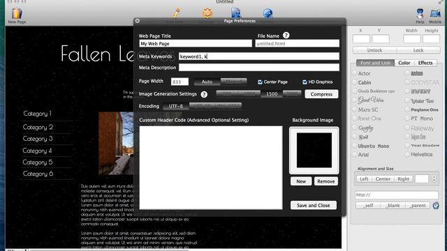 How to add meta keywords and meta description to my web page using HTML Egg for Mac смотреть онлайн