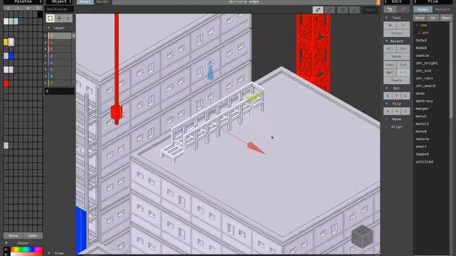 'Playground' | Mirror's Edge Inspired Voxel Speed Build смотреть онлайн