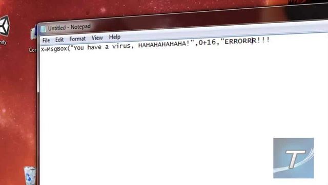 Create an Error Message Box in Notepad смотреть онлайн