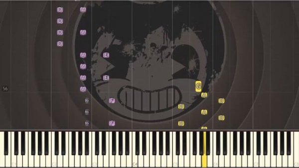 Build Our Machine - Bendy and the Ink Machine [Piano Tutorial] (Synthesia) HD Cover