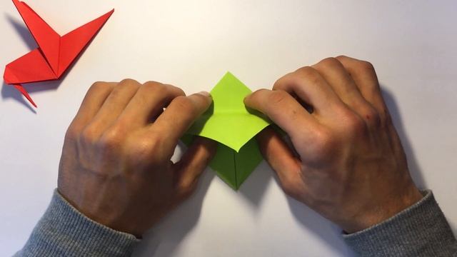 COLIBRI EN ORIGAMI ( ORIGAMI FACILE ) смотреть онлайн