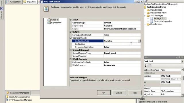 Call a Web Service by Using the Web Service Task-SQL смотреть онлайн