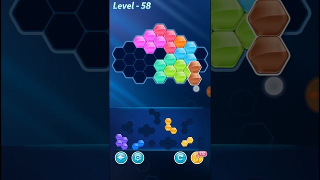 Block Hexa Puzzle Hero Level 58 Walkthrough смотреть онлайн