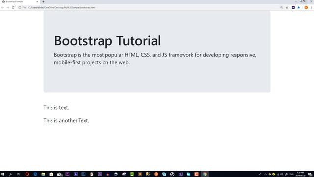 8- Bootstrap 4 Jumbotron [Arabic] смотреть онлайн