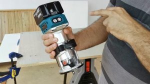 Tupia 18v makita drt50z teste e primeiras impressões