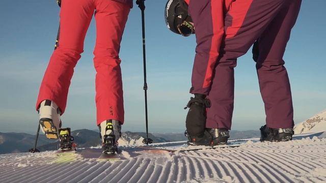 Рассвет на трассе Роза Хутор / Sunrise at the Rosa Khutor slopes смотреть онлайн