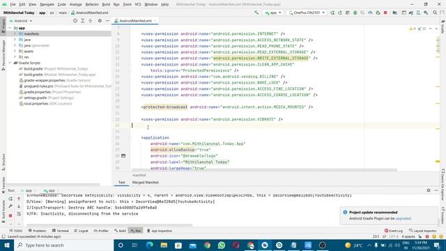 [Solved] An Error Occurred while initializing the YouTube Player in Android Studio смотреть онлайн