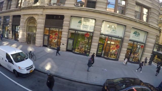 Flatiron Building,5th Avenue,Manhattan New York City via Hop On Hop Off смотреть онлайн