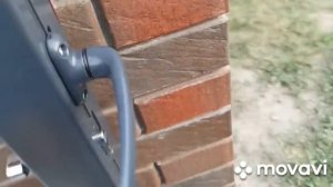 Забор жалюзи своими руками. Калитка и крепеж к закладным.