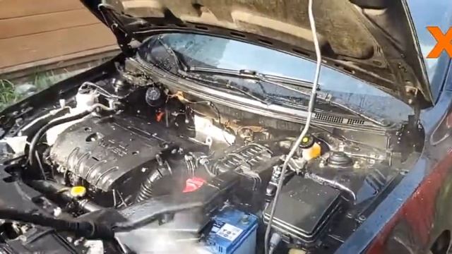 Мойка и нанесение полироли на двигатель и подкапотное пространство Mitsubishi Lancer 10 смотреть онлайн
