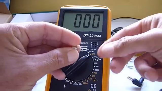 MULTIMETRO DT-9205M смотреть онлайн