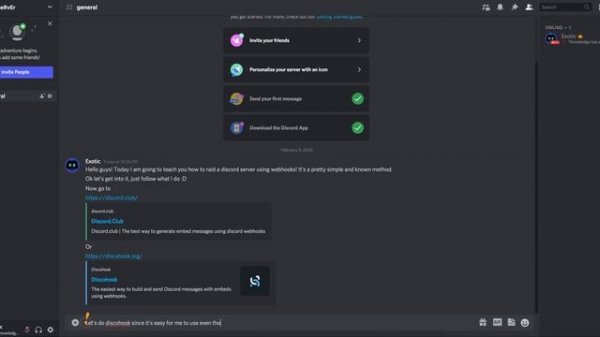 How to raid discord servers on all devices using webhooks!