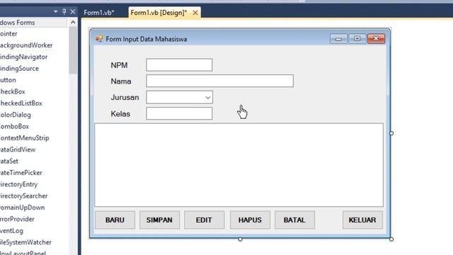 Operasi Database di Vb Net Bagian 1 | Create Database, Select dan Insert Record ke Listview VB Net смотреть онлайн