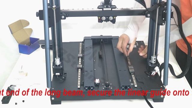 ELEGOO Neptune 3 Plus Y-axis upgrade linear rail installation guide. смотреть онлайн