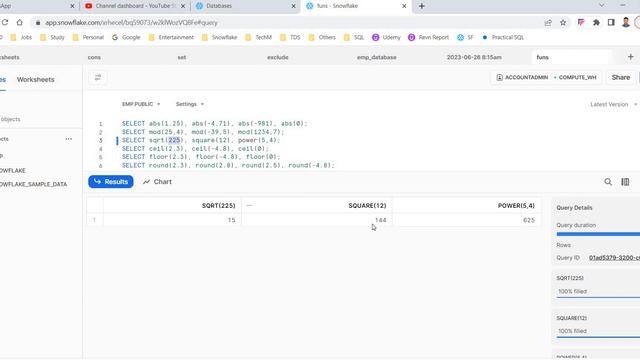 SQL Day 6: Numeric Functions смотреть онлайн