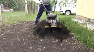 Культиватор Huter GMC 5.5 на даче