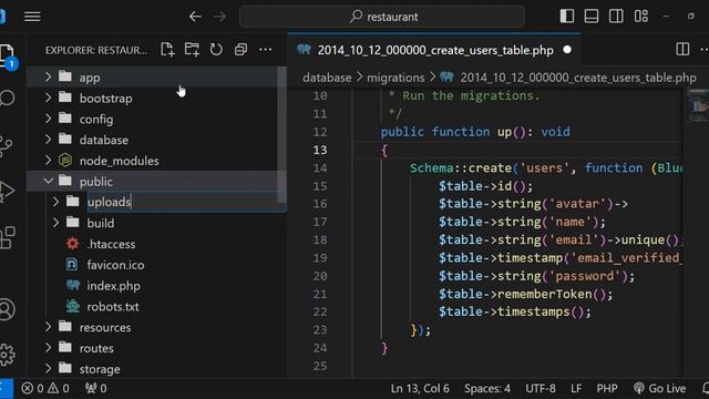 Add New Columns in User Table | Restaurant E-commerce Project in Laravel #2 смотреть онлайн