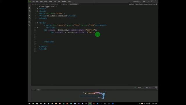 How To Create Canvas Tag Insert Word in HTML5 in JAVASCRIPT In Urdu EASY & SIMPLE смотреть онлайн