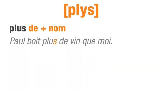 Prononciation de "plus" :: Чалбасова Таисия смотреть онлайн