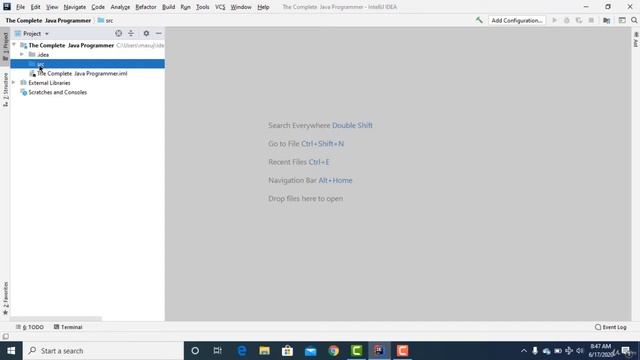 Creating a new project and a new class in IntelliJ IDEA || #003 смотреть онлайн