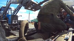 Установка редуктора на Акрос-530. Демонтаж КПП и рессор с МАЗа. (100-День 5-Сезон)