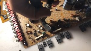 Разбор усилителя SONY.