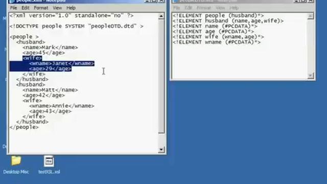 XML Tutorial 25 DTD Schema Elements смотреть онлайн