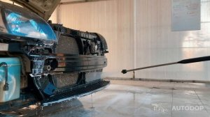 Установка защитной сетки радиатора Kia Rio