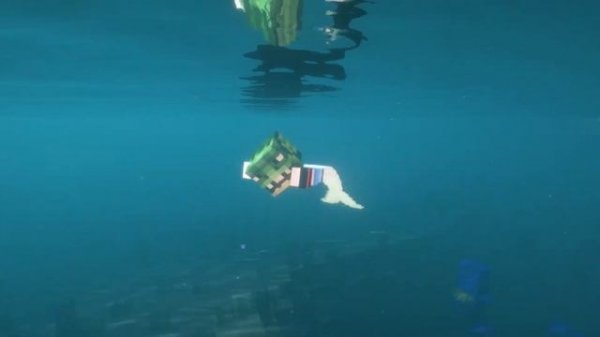 Minecraft 1.16.5 - Mermaid Tail Mod (Mermod mod)