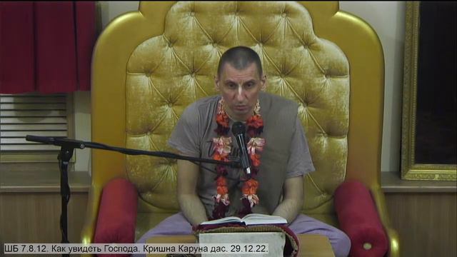 ШБ 7.8.12.Как увидеть Господа. Кришна Каруна дас. 29.12.22. смотреть онлайн