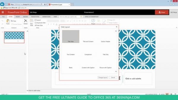 How to Install and Use a PowerPoint 2013 or PowerPoint Online Template