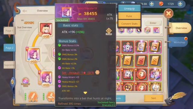 CHARACTER TOUR | Lyra (Qigong Master) | Guardians of Cloudia | Overview of gear, stats, runes etc смотреть онлайн