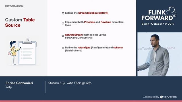 Stream SQL with Flink @ Yelp - Enrico Canzonieri смотреть онлайн