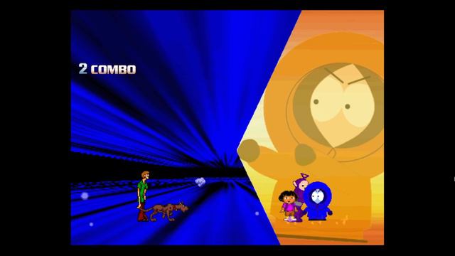 MUGEN Fight - Scooby-Doo With Shaggy and Kenny McCormick vs. Dora and Tinky Winky смотреть онлайн