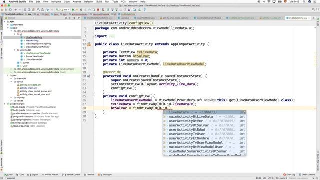 Tutorial LiveData Component Android en Español ViewModel Parte3 смотреть онлайн