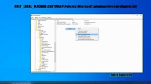 Отключение обновлений Windows 10 с помощью редактора реестра