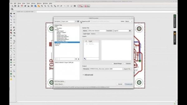 Eagle CAD - export fabrication gerber data (seeedstudio, allpcb, jlcpcb)