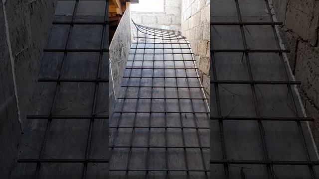 Армирование Лестницы #армирование #арматура #сетка #стройка смотреть онлайн