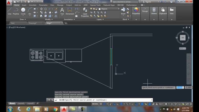 AutoCAD I 12-06 Aligning Objects смотреть онлайн