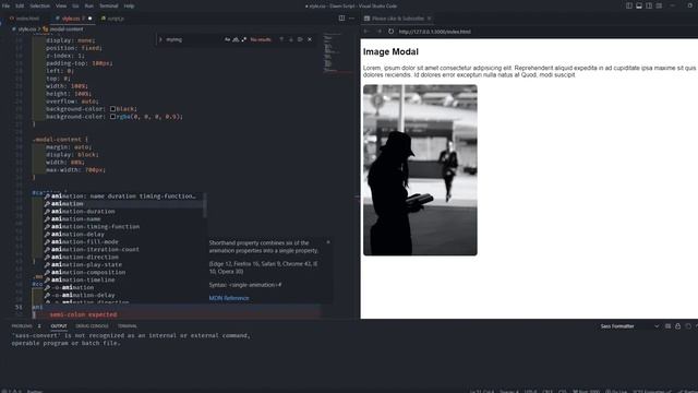 Make Image Modal Pop up Using Html Css Javascript #html #html5 смотреть онлайн
