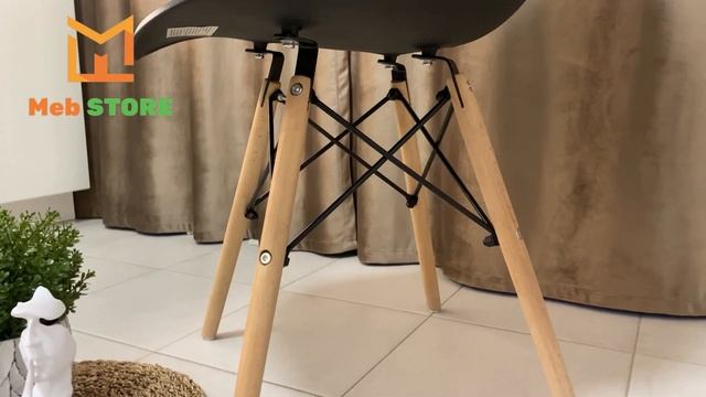 Стул в стиле Eames, Чёрный смотреть онлайн