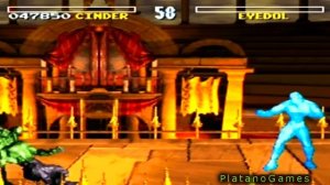 Killer Instinct - Cinder vs Eyedol (Final Boss) + Ending - SNES - Super Nintendo - HD