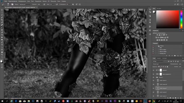 Dc Comics New52 Poison Ivy Color Correction And Speed Retouch