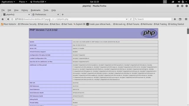 DVWA File Inclusion On Medium Security смотреть онлайн