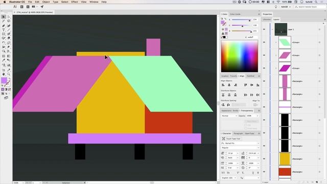 Create a Swamp Cabin Poster (Adobe Illustrator Tutorial) смотреть онлайн