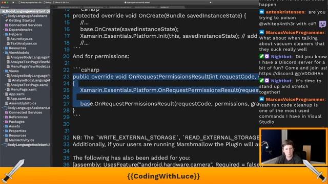 Chill, Chat and Code - Updating my Xamarin.Forms and Cognitive Services app BodyLanguageAssistant смотреть онлайн