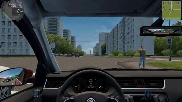 City Car Driving | 2013 Skoda Octavia III (A7) 1.8 TSI MT Elegance | Clear Day смотреть онлайн