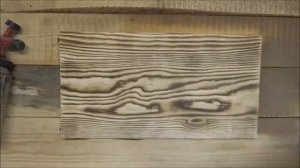 обжиг, браширование и пропитка маслом wood aging